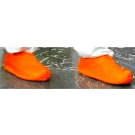 KEYSTONE SAFETY Heavy Duty Latex Boot/Shoe Covers, Orange, XL, 100 Pairs/Case BC-RBR-OR-XL